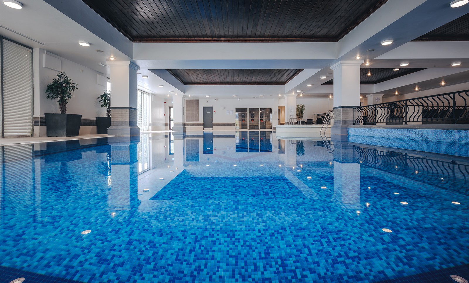 Take a gentle paddle or swim lengths with ease in our 18-metre heated pool.