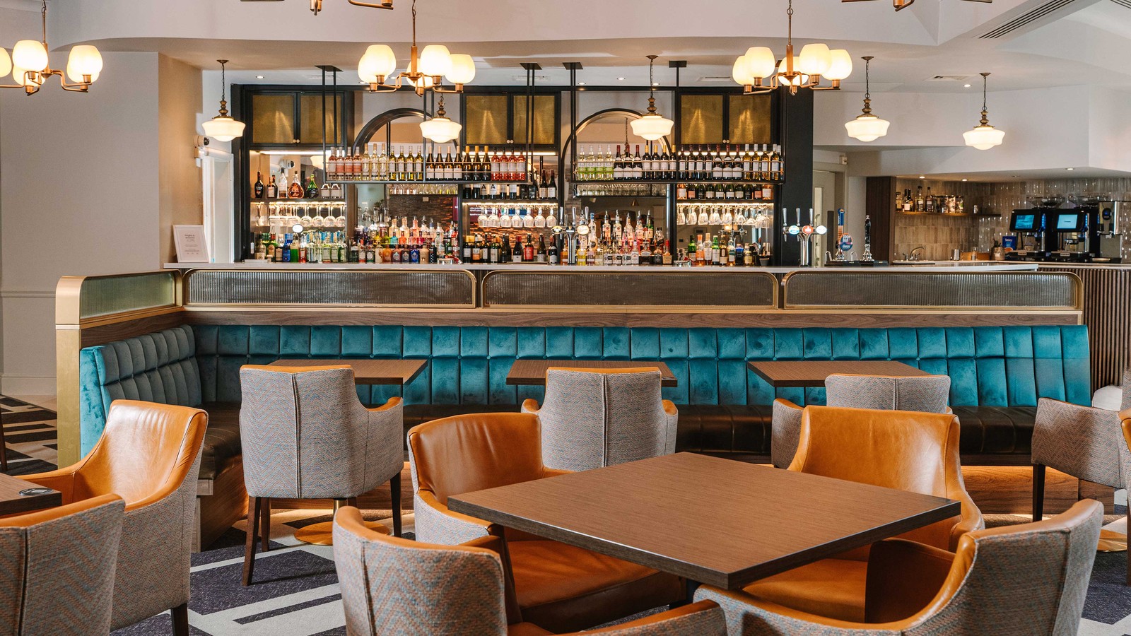 Bright, welcoming, and full of energy - the Live Lounge Bar is the perfect place to enjoy a drink before evening showtime begins.