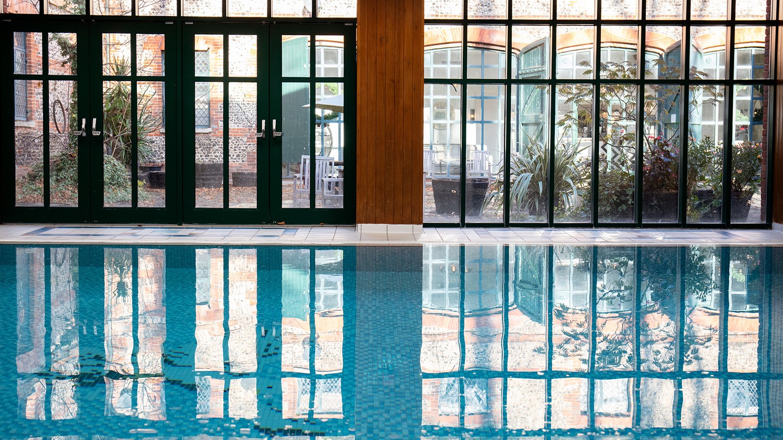 If you fancy a swim, the pool in the historic stables courtyard offers a tranquil escape.
