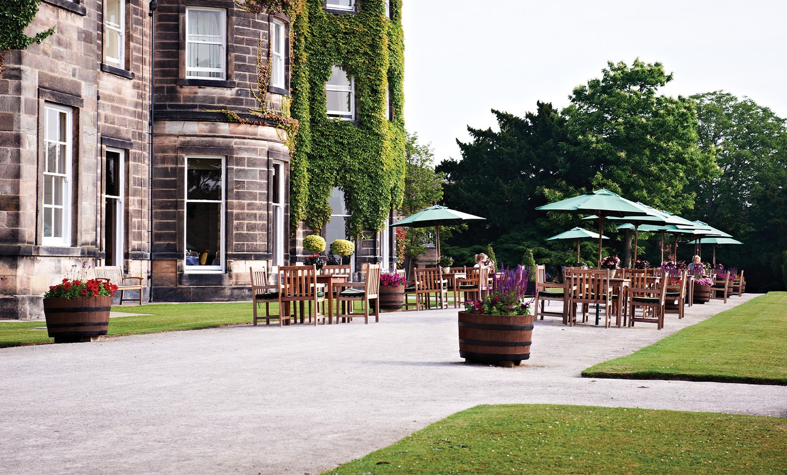 When the sun is shining, the terrace is the perfect place for a coffee catch-up or simply soaking in the relaxing atmosphere.