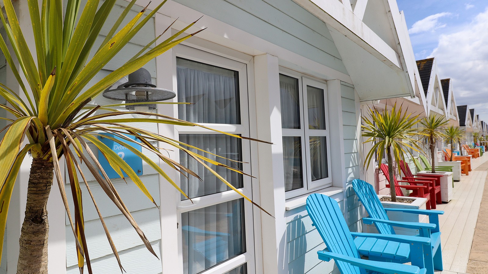 Clifftop Lodge chalets at Corton.