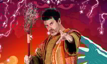 A performance of The Tempest at our outdoor theatre