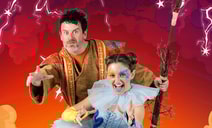 A performance of The Tempest at our outdoor theatre