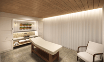 Render of the new treatment room Thoresby Hall Spa