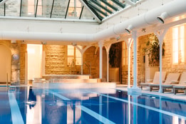 Indoor pool at Thoresby Hall