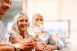 guests enjoying gin tasting
