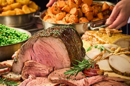 Roast dinner carvery