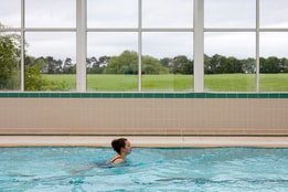 Indoor swimming pool at Alvaston Hall.