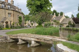 Bourton on water in the Cotswolds
