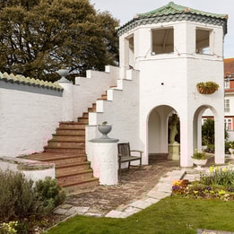 The walled garden at Bembridge Coast