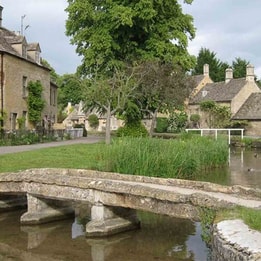 Bourton on water int he Cotswolds