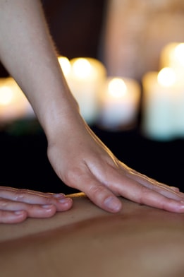 Guest getting a massage