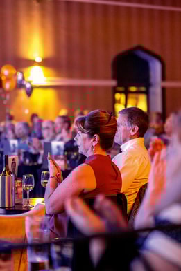 Guests enjoying the entertainment in Bodelwyddans entertainment venue