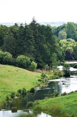 Picturesque grounds at Cricket St. Thomas