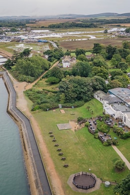 Drone shot of Norton Grange from above