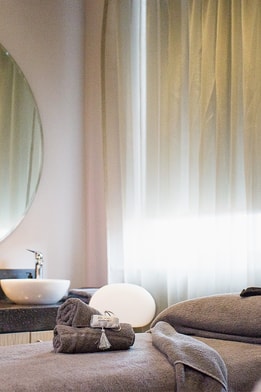 Treatment room in the Stables Spa at Studley Castle