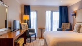 Garden Lodge bedroom at Bodelwyddan Castle