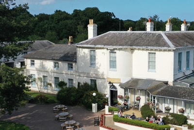 Gunton hall exterior and grounds 