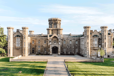 Studley Castle exterior and grounds 