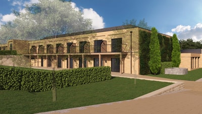 A render of Heythrop Park's new North Wing