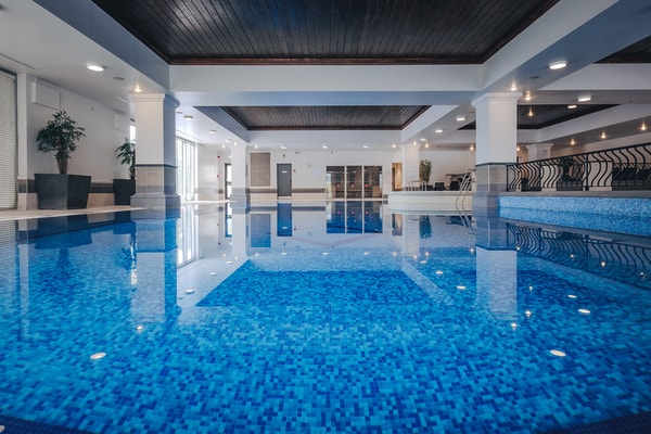 Take a gentle paddle or swim lengths with ease in our 18-metre heated pool.