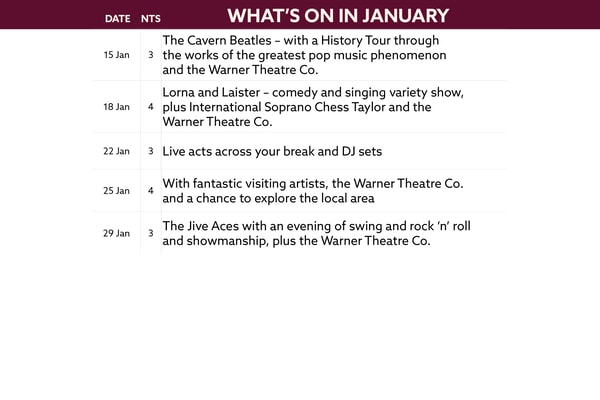 See what's on at Bodelwyddan Castle in January.