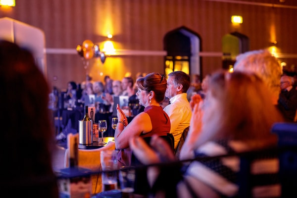 From the final note to the roar of applause, the magic of the moment lights up the Late Lounge at Bodelwyddan Castle.