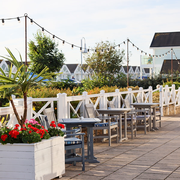 Spend a sunny day on the terrace, where comfortable seating and open skies make every moment feel refreshing.