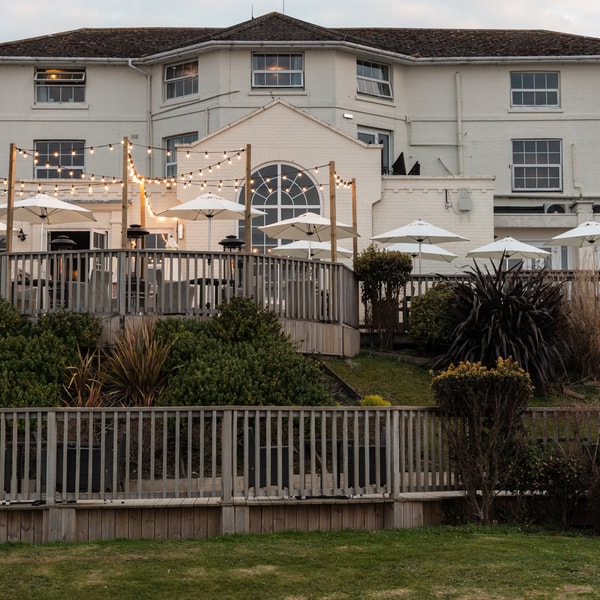 The rear view of Norton Grange set on vast parkland.