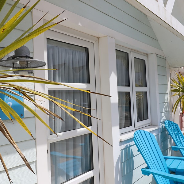 Clifftop Lodge chalets at Corton.