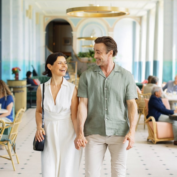 The Orangery is a popular spot to relax, offering bright and modern décor and lots of natural light.