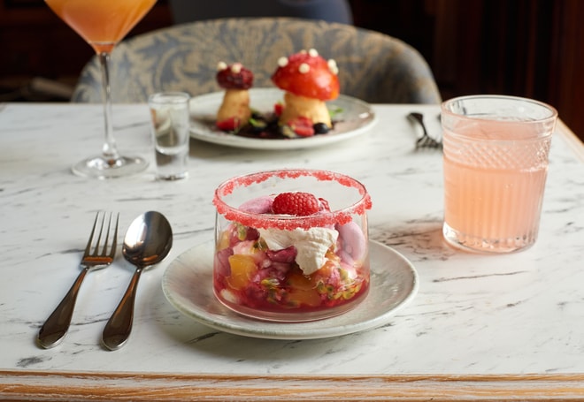 Eton mess and the Enchanted garden desserts