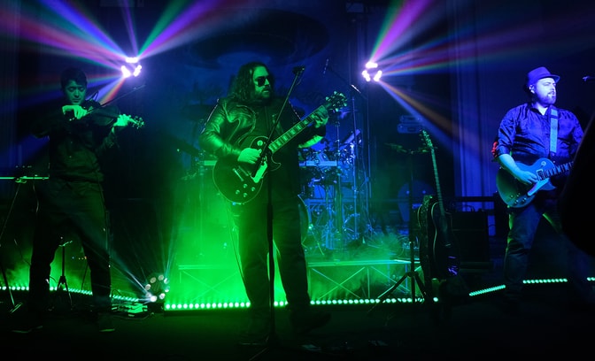 Explosive Light Orchestra on stage