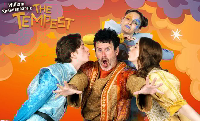 A performance of The Tempest at our outdoor theatre
