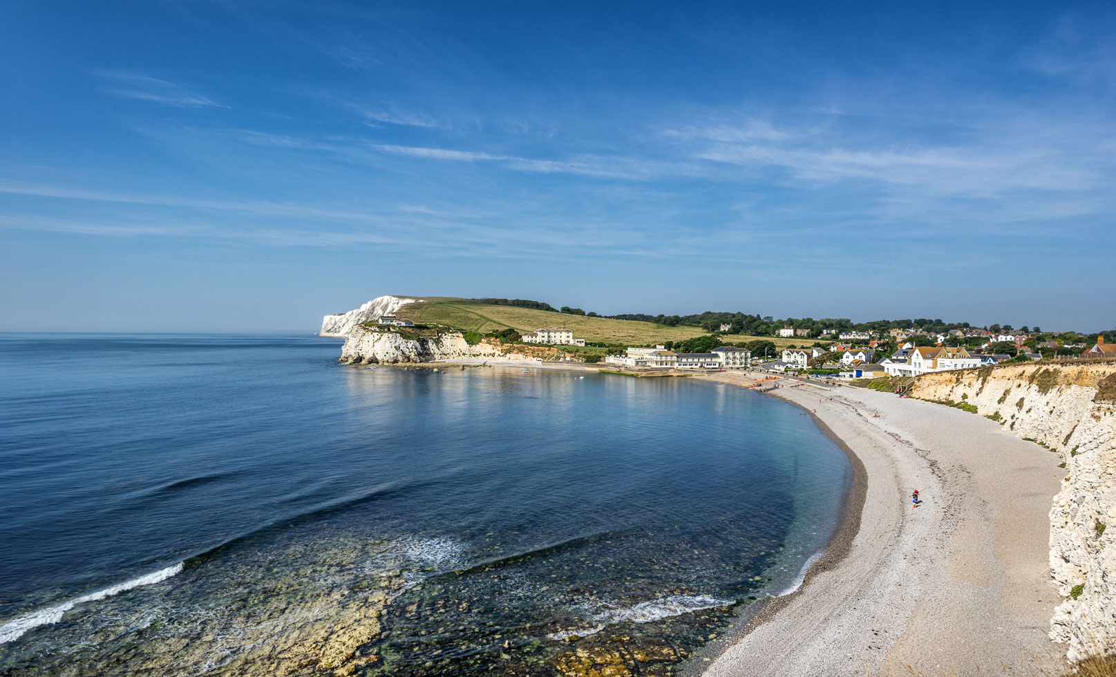 Freshwater Bay on the isle of Wight in England