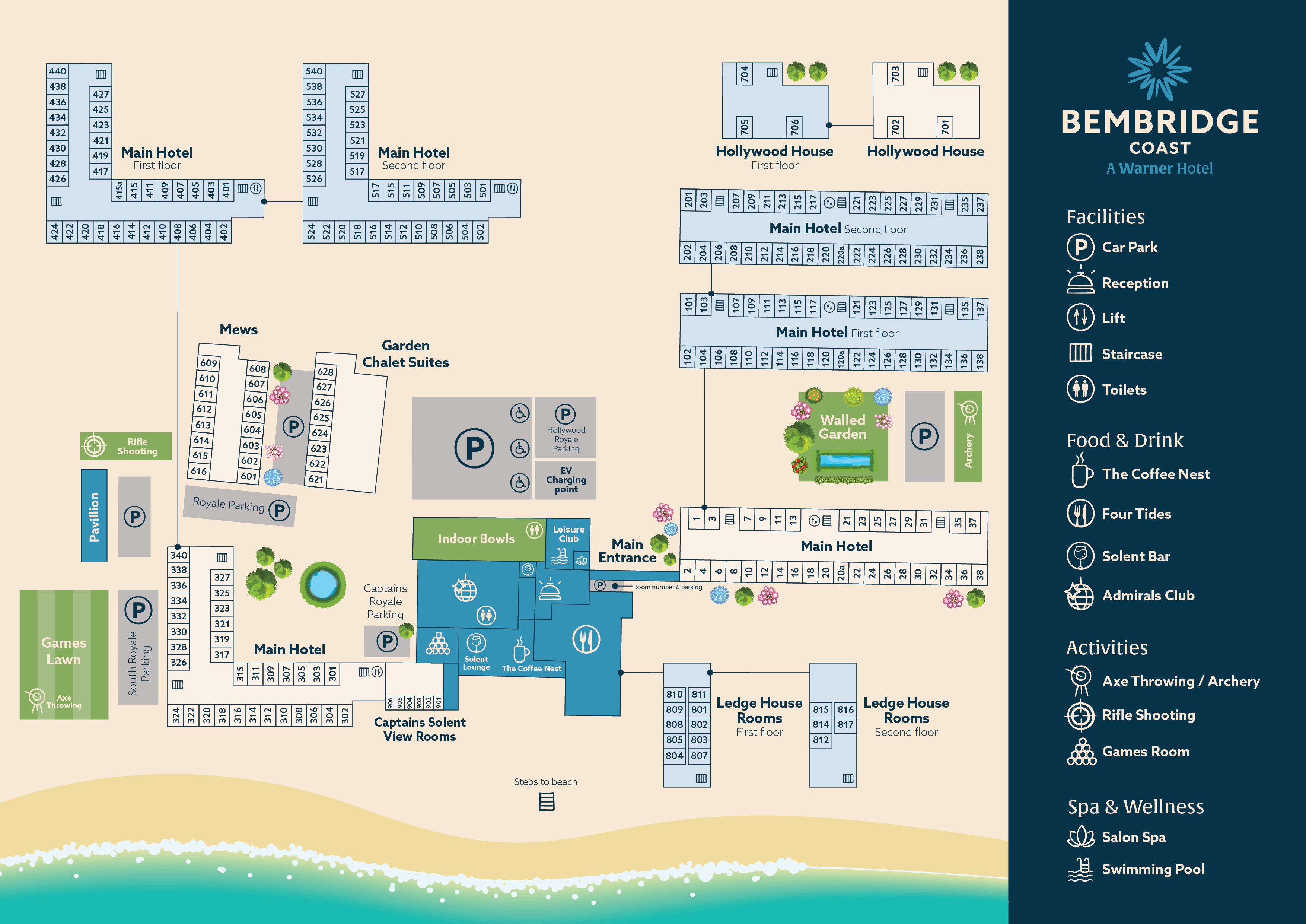 map of Bembridge Coast Hotel